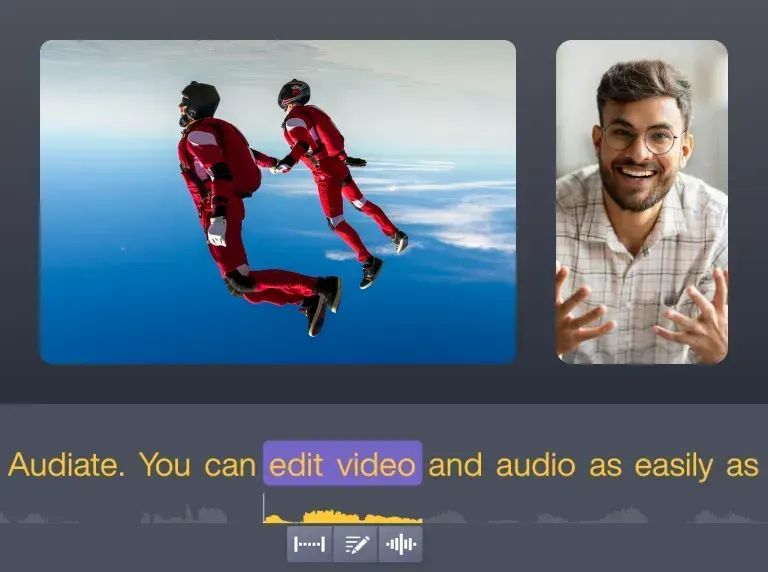 Text-based editing